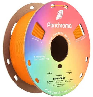 Zdjęcie produktu dla PLA NEON, filament 1,75 mm, pomarańczowy, 1 kg