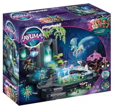 Produktbild von Adventures of Ayuma 70800 Magische Energiequelle Zum Bespielen mit Wasser Mit Licht und Nebelfunktion Ab 7 Jahren