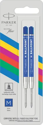 Produktbild von PARKER QUINKflow Basic Kugelschreiberminen M blau, 2 St.