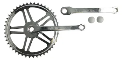 Produktbild von Kurbel Set mit Spiegat 46T 170 mm Silber