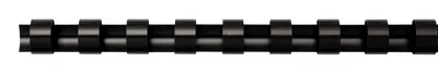 Produktbild von Fellowes Plastikbinderücken DIN A4 21 Ringe 8 mm schwarz 25 Stück