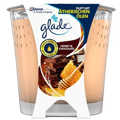 Zdjęcie produktu dla Świeca zapachowa Glade Honey & Chocolate