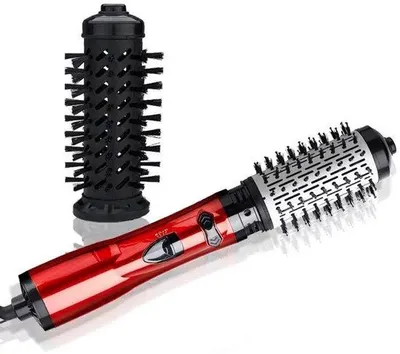 Obrázek produktu pro Multifunkční stylingový přístroj s hřebenem otočným o 360°, 3 v 1, pro účesy s rovnými, objemnými a vlnitémi vlasy.