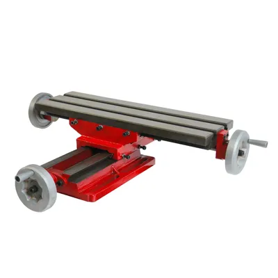 Produktbild von Kreuztisch Frästisch Bohrtisch Schraubstock metrisch 475x153mm