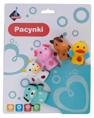 Produktbild von Fingerpuppen-Set „Bauernhoftiere“, 5 Stück