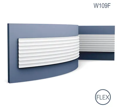 Produktbild von Orac Decor W109F MODERN VALLEY flexibles 3D Wandpaneel Zierelement 2 m