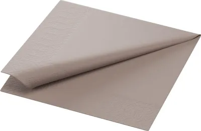 Produktbild von 1000 Duni Tissue-Servietten 33 x 33 cm Greige 3-lagig