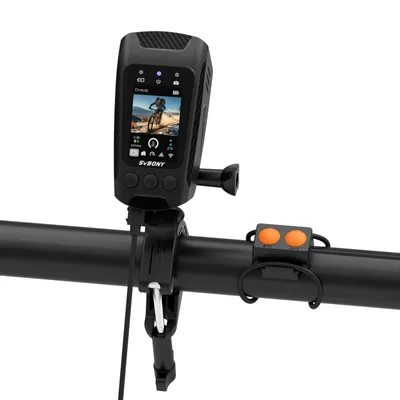 Produktbild von SVBONY SVGo C1 Action-Cam 4K 30FPS, 20MP WiFi-Kamera mit Touchscreen, integriertem GPS, EIS-Bildstabilisierung, 2500 mAh Lithium-Akku, für Radfahren