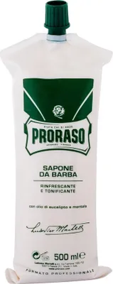 Produktbild von Proraso Shaving Cream green refresh krem do golenia z eukaliptusem 500ml