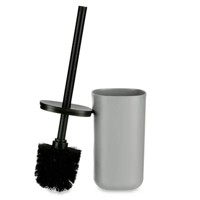 Zdjęcie produktu dla Szczotka do wc w plastikowym, zamykanym pojemniku, 9,6 x 35 cm