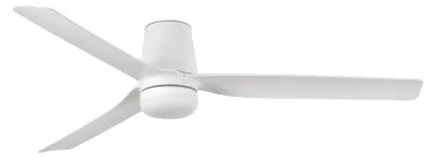 Produktbild von Energiespar Deckenventilator mit LED Beleuchtung und Fernbedienung Punt Tub Weiß / Weiß