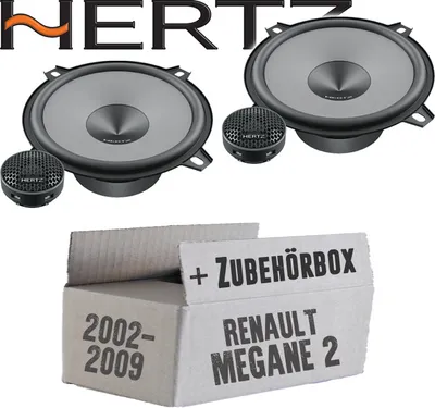 Produktbild von Hertz K 130 - KIT - 13cm Lautsprecher Komposystem - Einbauset passend für Renault Megane 2 - justSOUND