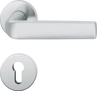 Produktbild von FSB Drückergarnitur 12 1267 ASL auf Rosette PZ, Edelstahl matt