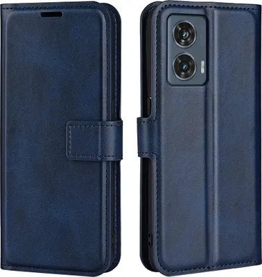 Produktbild von Motorola Edge 50 Fusion Hülle - Coverup Deluxe Klapphülle - Blau