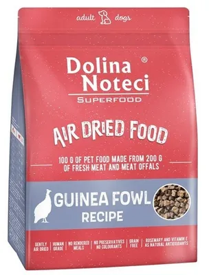 Obrázok produktu pre Dolina Noteci Superfood Air Dried Dog Guinea fowl dish 1kg