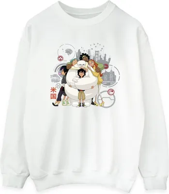 Produktbild von Disney - "Big Hero 6" Sweatshirt für Damen BI11630 (XXL) (Weiß)