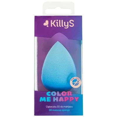 Produktbild von KillyS 3D Make-up Schwamm, Blau – Professioneller Schönheitshelfer für Makelloses Auftragen