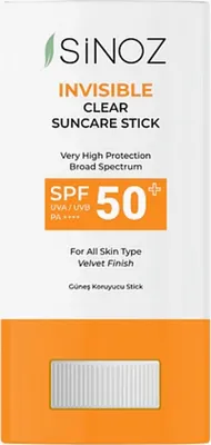 Produktbild von Sinoz Invisible Clear Suncare Stick – Unsichtbarer Schutz mit Filtertechnologie