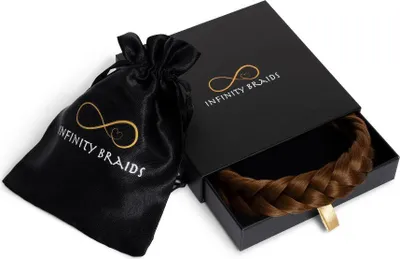 Image de Tresses Infinity Tresse régulière Lizzy Abricot Ambre