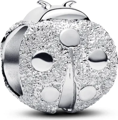 Produktbild von Pandora Mini-Charm Damen Strukturierter Marienkäfer Silber 794527C00