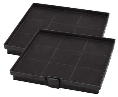 Aktivkohlefilter 2er-Pack, 223x241x30 mm, für Dunstabzugshauben