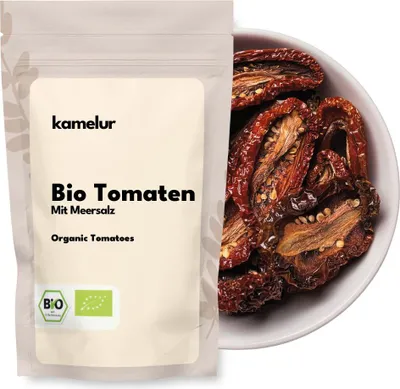 Produktbild von Kamelur® Bio getrocknete Tomaten mit Meersalz 1 kg
