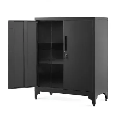 Produktbild von Metallschrank RAVEN, 40x80x90 cm, schwarz