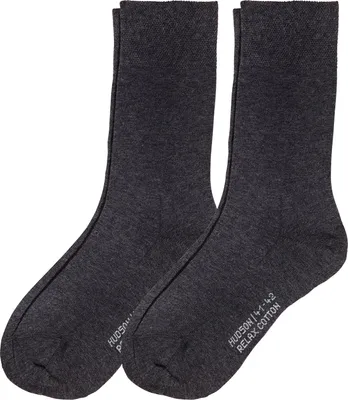 Produktbild von Hudson Herren-Socken Relax" 2 Paar graphit meliert 47 - 48"