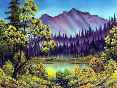 Obrázok produktu pre Diamantová Mozaika – Horská Krajina, Kreatívna Sada, 30X40 Cm