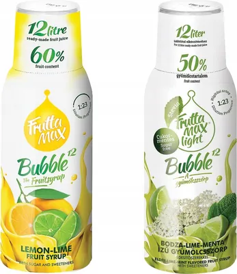 Obrázek produktu pro Sirupy Fruttamax Lemon Lime Mint, 500ml, 2 kusy