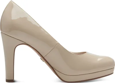 Obrázek produktu pro Tamaris dámské lodičky na platformě s vysokým podpatkem 1-22426-41, velikost:39 EU, barva:béžová
