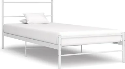 Obrázok produktu pre Posteľný rám, biely, kov 90x200 cm