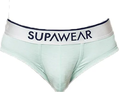Image de SUPAWEAR - Sous-vêtement Slips Hommes - HERO Brief Mint - 1x Taille XS