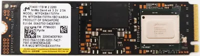 Produktbild von Micron 3400 - SSD - verschlüsselt - 1 TB - intern - M.2 2280 - PCIe 4.0 (NVMe) - 256-Bit-AES