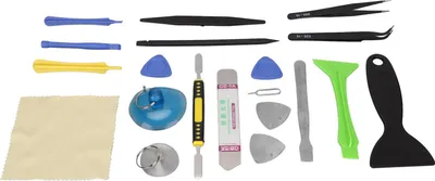 Image de kit d'outils de r矇paration de portables 20 en 1, outil levier facile d'utilisation pour ouvrir l'矇cran des portables f��res mobiles