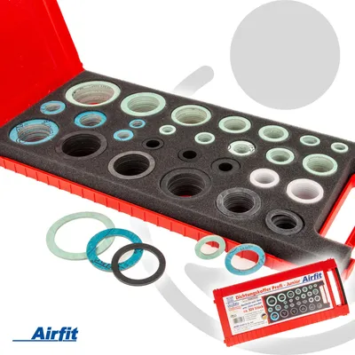 Produktbild von Airfit Dichtungskoffer Profi Junior Sanitär, Heizung, Solar, Gas - 324 Teile