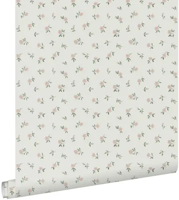 Produktbild von ESTAhome Tapete Blumenmuster Grün 50 x 900 cm