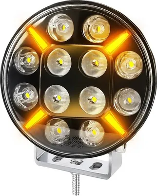 Image de Éclairage de route, luminosité 6000 K, étanche IP68, 1 écran 9 pouces