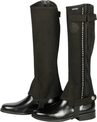 Produktbild von Harrys Horse Mini Chaps Amara Crystal schwarz Kinder und Erwachsene, Größe:L