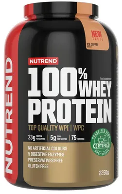 Productafbeelding van Nutrend 100% Whey Protein 2250 g, smaak: Ijskoffie