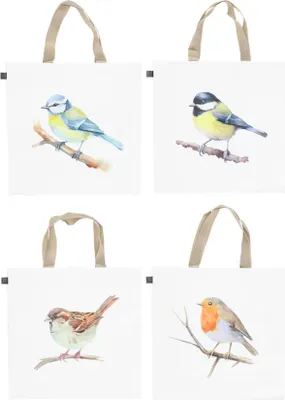 Produktbild von Esschert Design Einkaufstasche Vogel
