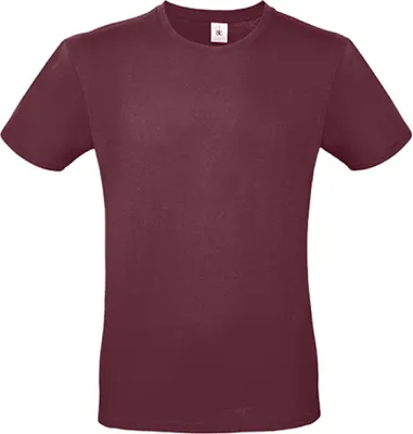 Produktbild von B&C TU01T | Herren T-Shirt E150 / -100  - Farbe: Burgundy - Größe: S