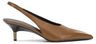 Image de Khaite escarpin femme marron en cuir - 36