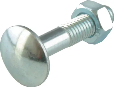 Produktbild von suki. Schlossschraube Flachrundkopf M5x40/18 mm Stahl verzinkt 50 Stück