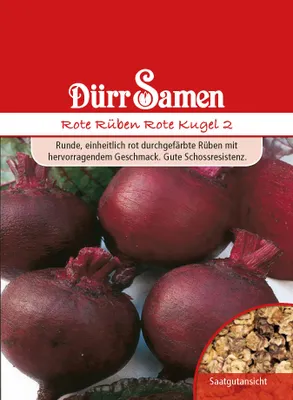 Produktbild von Rote Rübe Rote Kugel 2 | Rübensamen von Dürr Samen