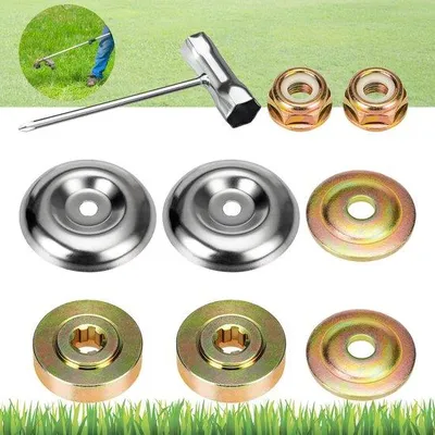 Image de Accessoires pour tondeuses à gazon avec pièces métalliques et kit de fixation