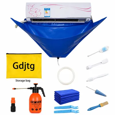 Produktbild von 15-teiliges Klimaanlagen-Reinigungsset mit wasserdichter 98 cm Schutzhülle