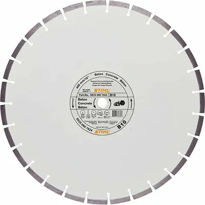 Obrázek produktu pro Diamantový kotouč STIHL D-B10 na beton - 350 x 20 mm 08350907052 vroubkovaný segment