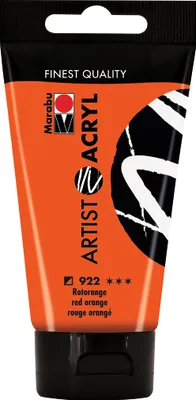 Produktbild von Marabu 12200002922, 75 ml, Orange, Tube, Wasserfest