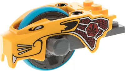 Produktbild von 1x Lego Chima Schwungrad 2x8 Rad blau Löwe orange 70115 6024902 11125c01